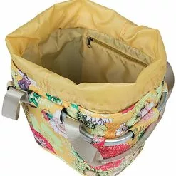 Basil Bei Brügelmann Online Basil Bloom Field Carry-All Vorderrad-Fahrradkorb 15l Inkl. KF Platte Gelb/bunt