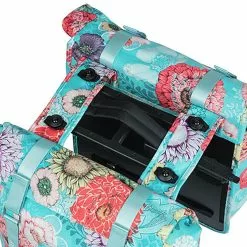 Basil Bei Brügelmann Online Basil Bloom Field Doppelpacktasche 28-35l Inkl. MIK Platte Blau/bunt