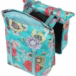 Basil Bei Brügelmann Online Basil Bloom Field Doppelpacktasche 28-35l Inkl. MIK Platte Blau/bunt -Angebote Beleuchtung Store basil bloom field double pannier bag 28 35l incl mik plate sky blue 6