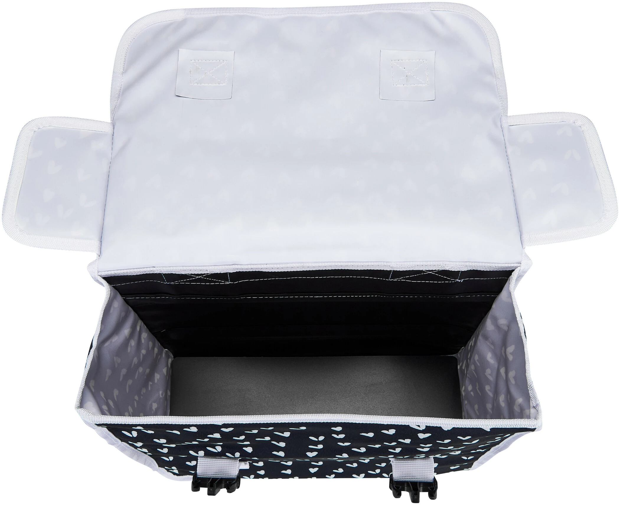 Basil Bei Brügelmann Online Basil Mara XL Doppelte Fahrradtasche 35l Schwarz/weiß 7 Basil Bei Brügelmann Online Basil Mara XL Doppelte Fahrradtasche 35l Schwarz/weiß – Bild 5