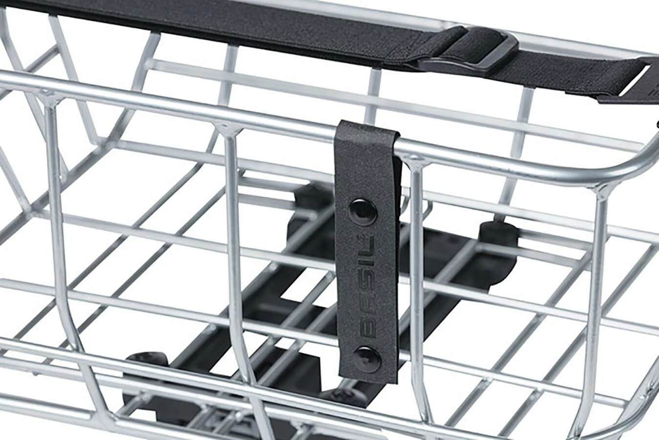 Basil Bei Brügelmann Online Basil Portland Hinterrad-Fahrradkorb 25l Inkl. MIK Platte Silber 4 Basil Bei Brügelmann Online Basil Portland Hinterrad-Fahrradkorb 25l Inkl. MIK Platte Silber – Bild 2
