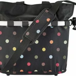 KlickFix Bei Brügelmann Online KlickFix Reisenthel Fahrradkorb Oval M Schwarz -Angebote Beleuchtung Store klickfix reisenthel bikebasket oval m dots 3