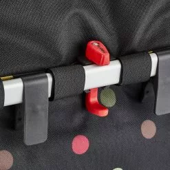 KlickFix Bei Brügelmann Online KlickFix Reisenthel Fahrradkorb Oval M Schwarz -Angebote Beleuchtung Store klickfix reisenthel bikebasket oval m dots 4