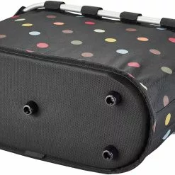 KlickFix Bei Brügelmann Online KlickFix Reisenthel Fahrradkorb Oval M Schwarz -Angebote Beleuchtung Store klickfix reisenthel bikebasket oval m dots 5