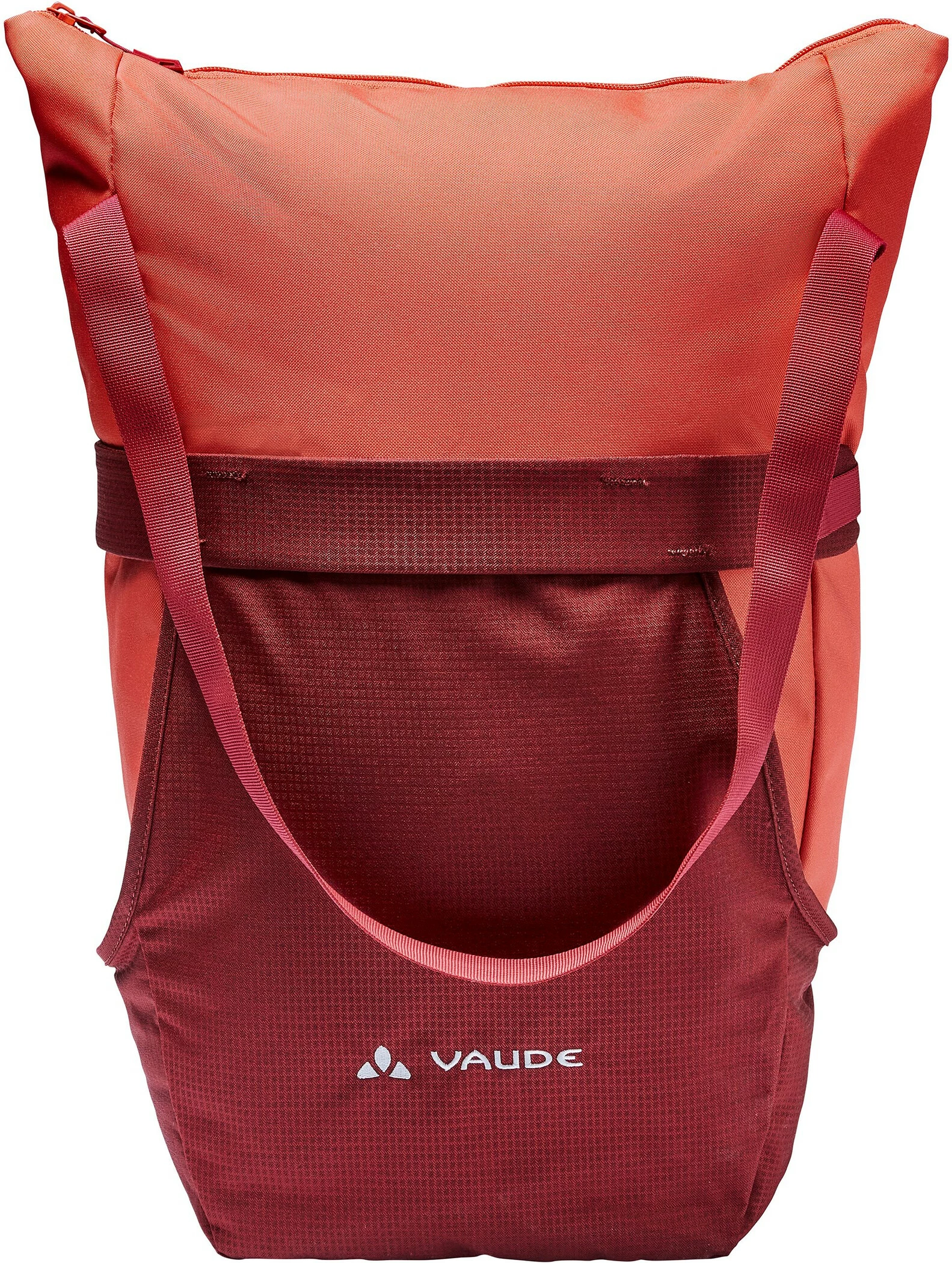 VAUDE Bei Brügelmann Online VAUDE TwinShopper Fahrradtasche Rot 6 VAUDE Bei Brügelmann Online VAUDE TwinShopper Fahrradtasche Rot – Bild 4
