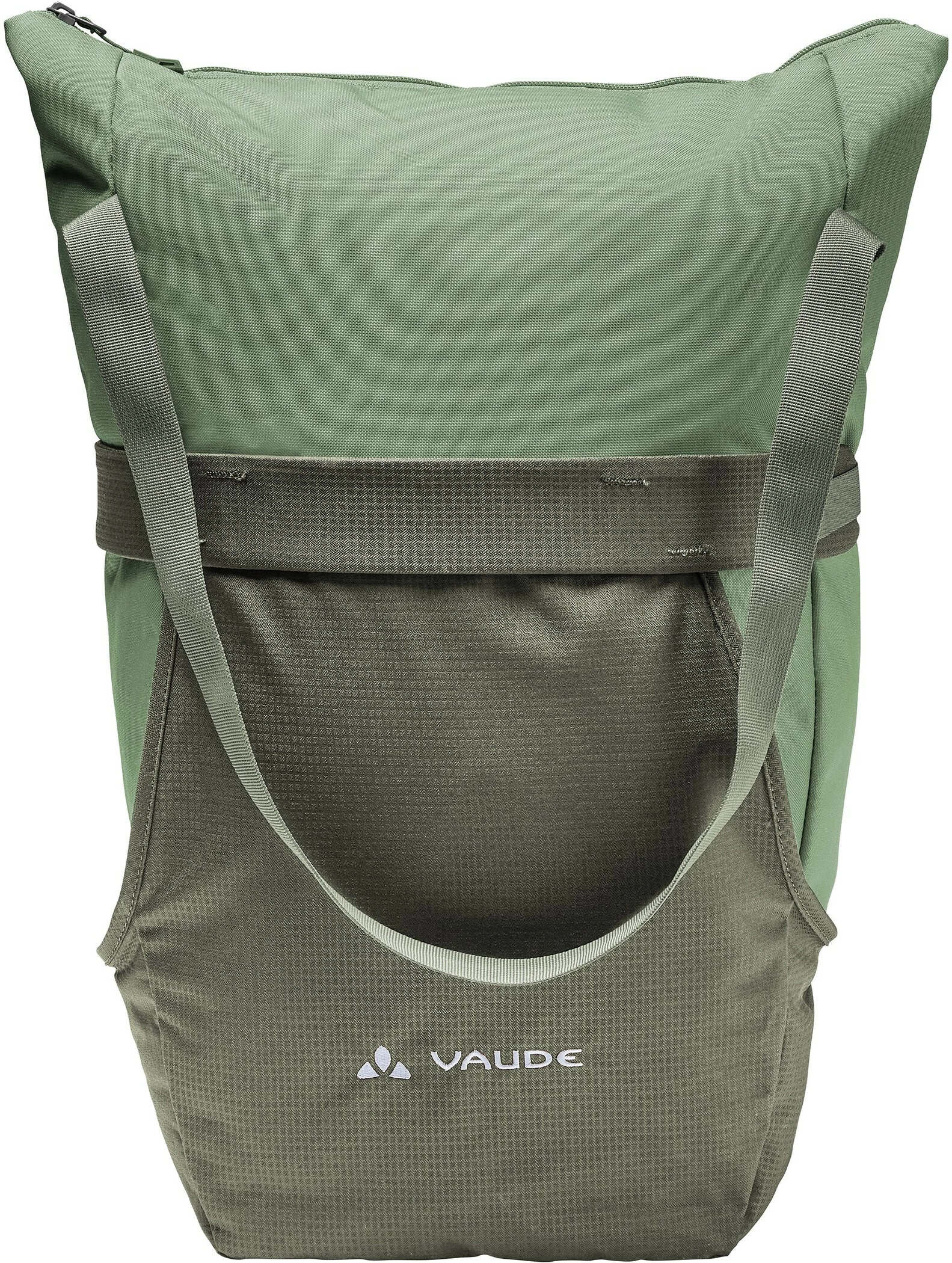 VAUDE Bei Brügelmann Online VAUDE TwinShopper Fahrradtasche Grün 6 VAUDE Bei Brügelmann Online VAUDE TwinShopper Fahrradtasche Grün – Bild 4